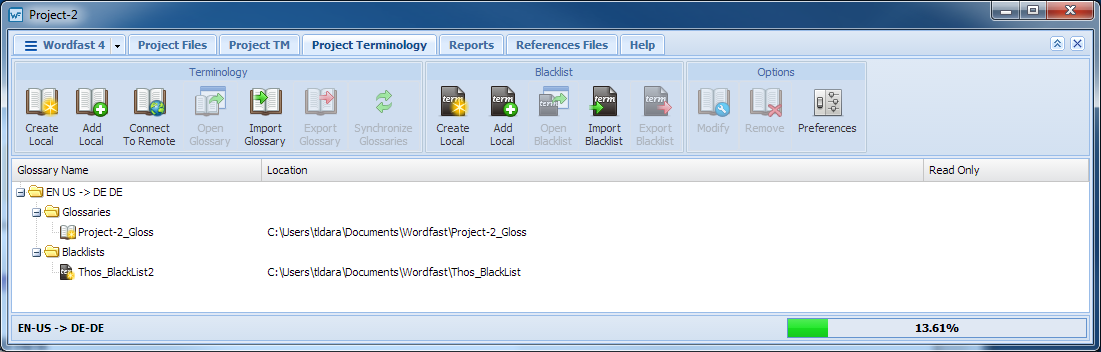 project creation failure wordfast pro project creation failure wordfast pro