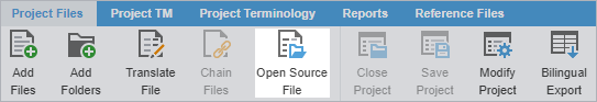 Open source file button