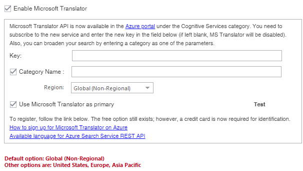 Enable Microsoft Translator pane